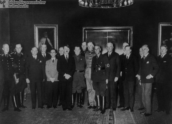Reich Chancellor Adolf Hitler with his Cabinet (January 30, 1933)